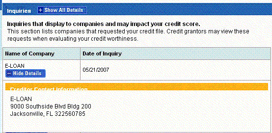 Score Power inquiry